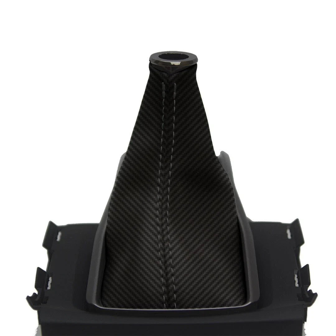 Manual Shift Boot Cover for Honda Civic (2016–2020) Carbon Fiber Black