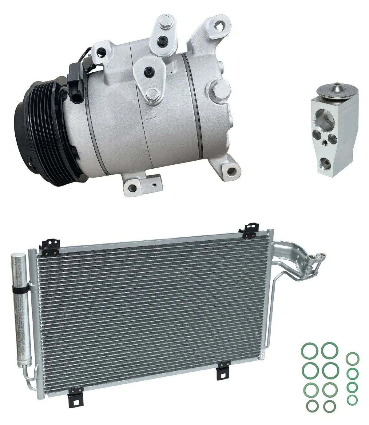 AC Compressor Kit With Condenser for Mazda 6 2.5L (2018–2018)