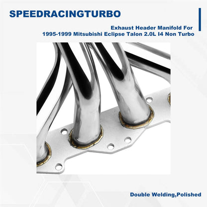Exhaust Manifold Header for 2.0L I4 Non Turbo Eclipse Talon 1995-1999