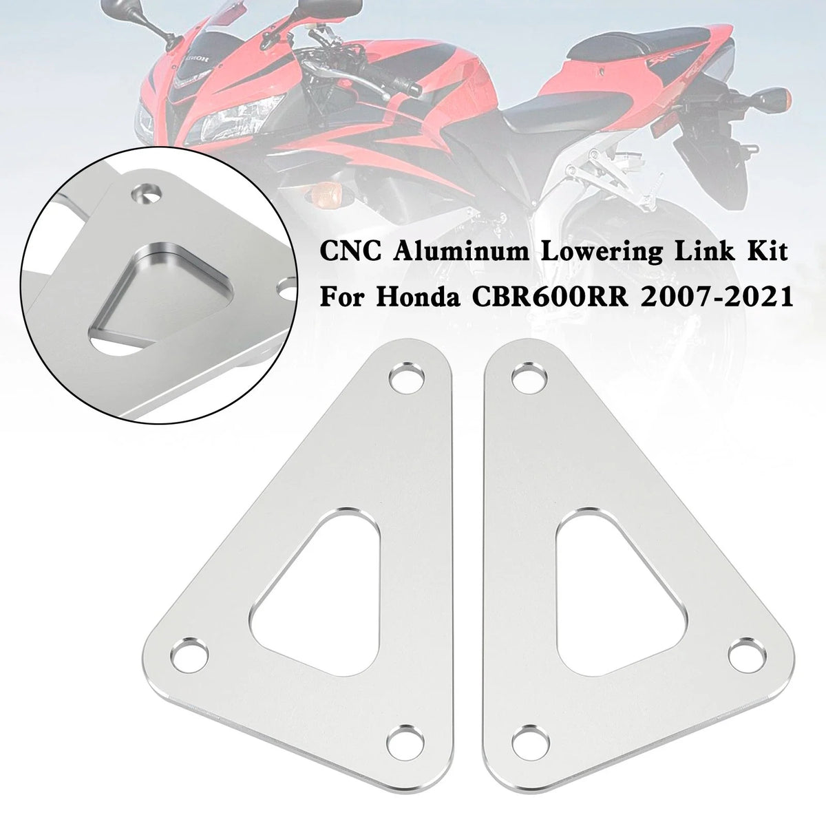 CNC Lowering Link Kit for Honda CBR600RR 2007-2021 Models