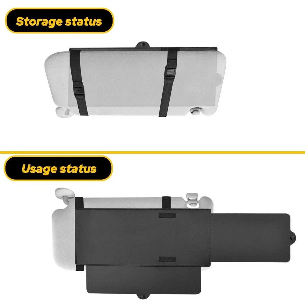 Universal Car Shade Sun Visor Shield Anti Glare Extension