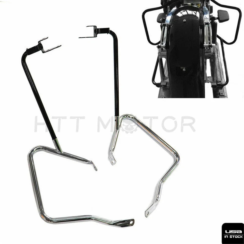 Saddlebag Bracket Guard Bars for Harley Touring Street Road Glide (2014–2017)