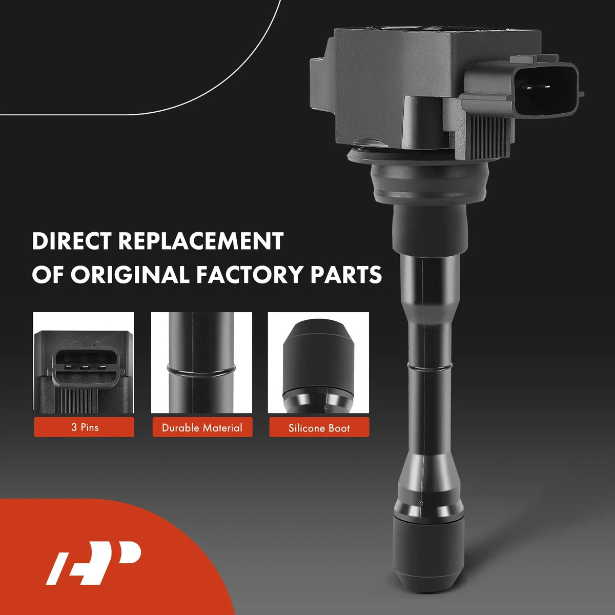 6 Ignition Coils and Spark Plugs for Infiniti Q50 2014 to 2020