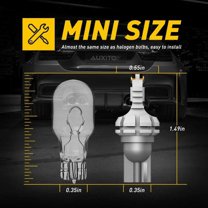 Set of 2 Canbus LED Bulbs for Backup Reverse Light 912 921 T15 W16W