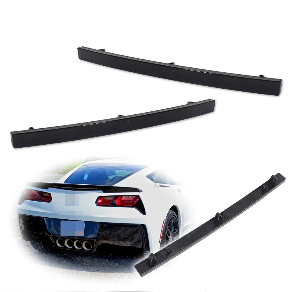 Smoke Rear Bumper Reflector Light for Chevy C7 Corvette (2014–2019)