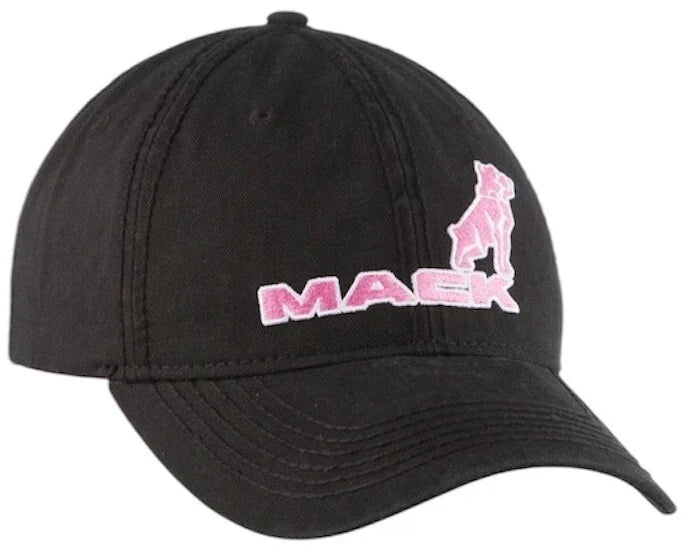 Black and Pink Trucker Hat for Mack Trucks