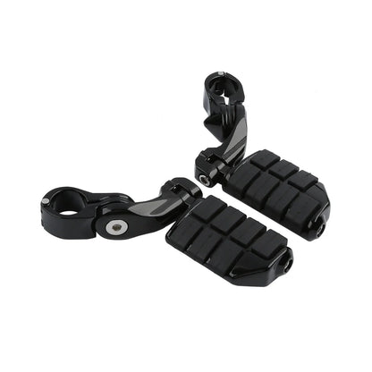 1.25" Adjustable Foot Peg Mount Clamps for Motorcycle (32mm)