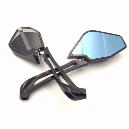 Heavy Black CNC Side Mirrors with LED for Toyota Hilux N70