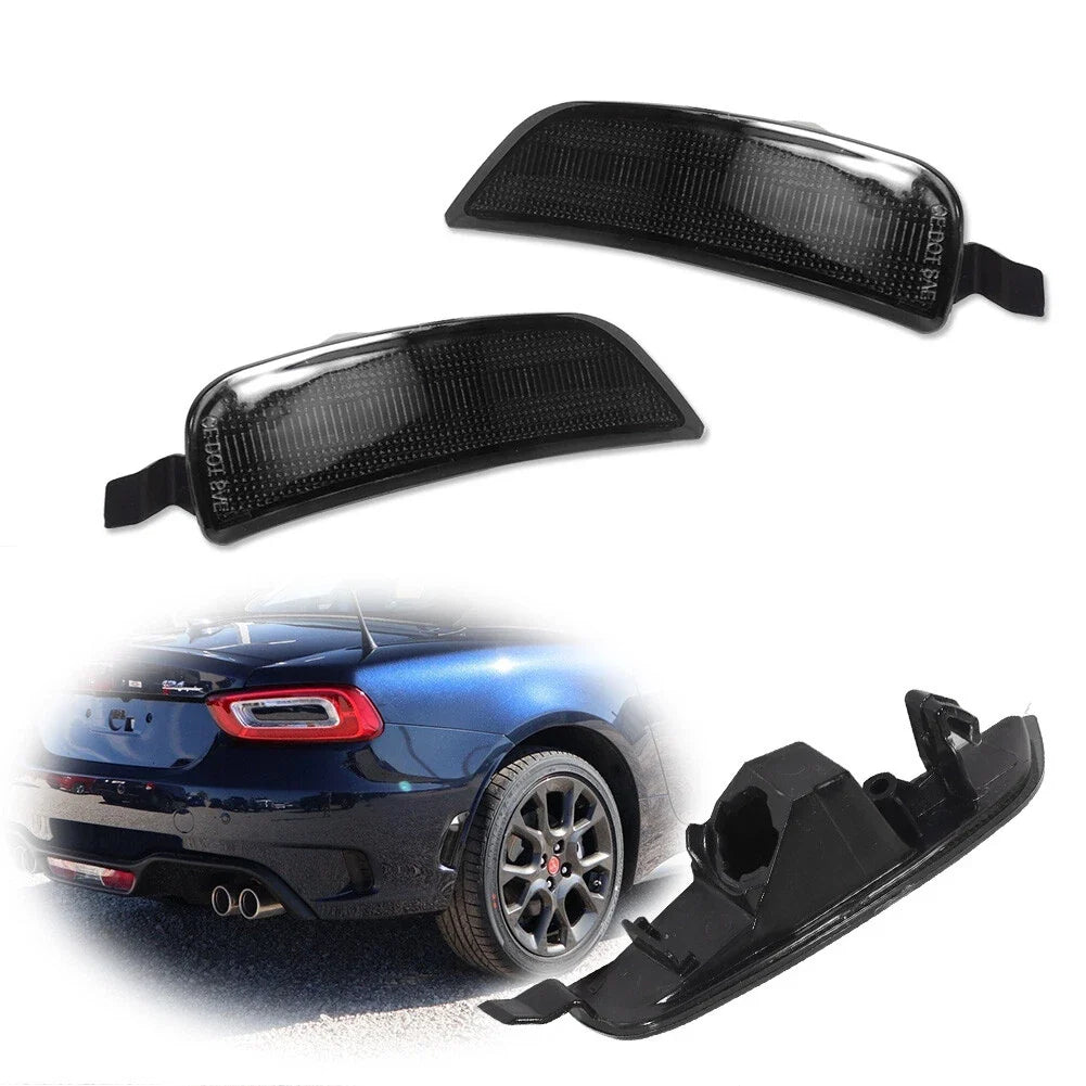 Smoked Rear Fender Side Marker Light Housing Covers for Mazda MX-5 Miata (2016–Present)