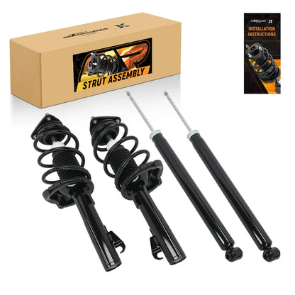 Complete Struts Shocks Coil Spring Assembly for Mazda 3 2004-2009