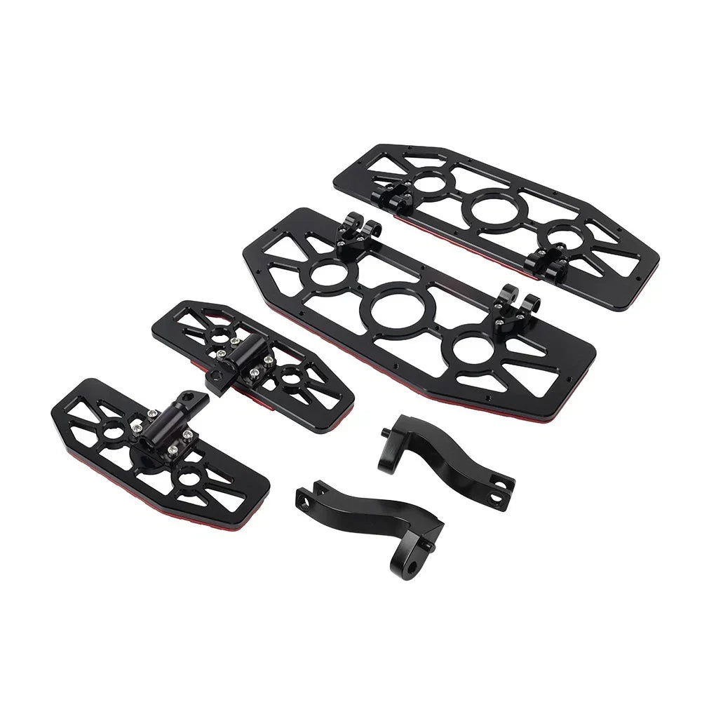 Front Floorboard and Rear Foot Pegs with Mounts for Harley Touring 93-23
