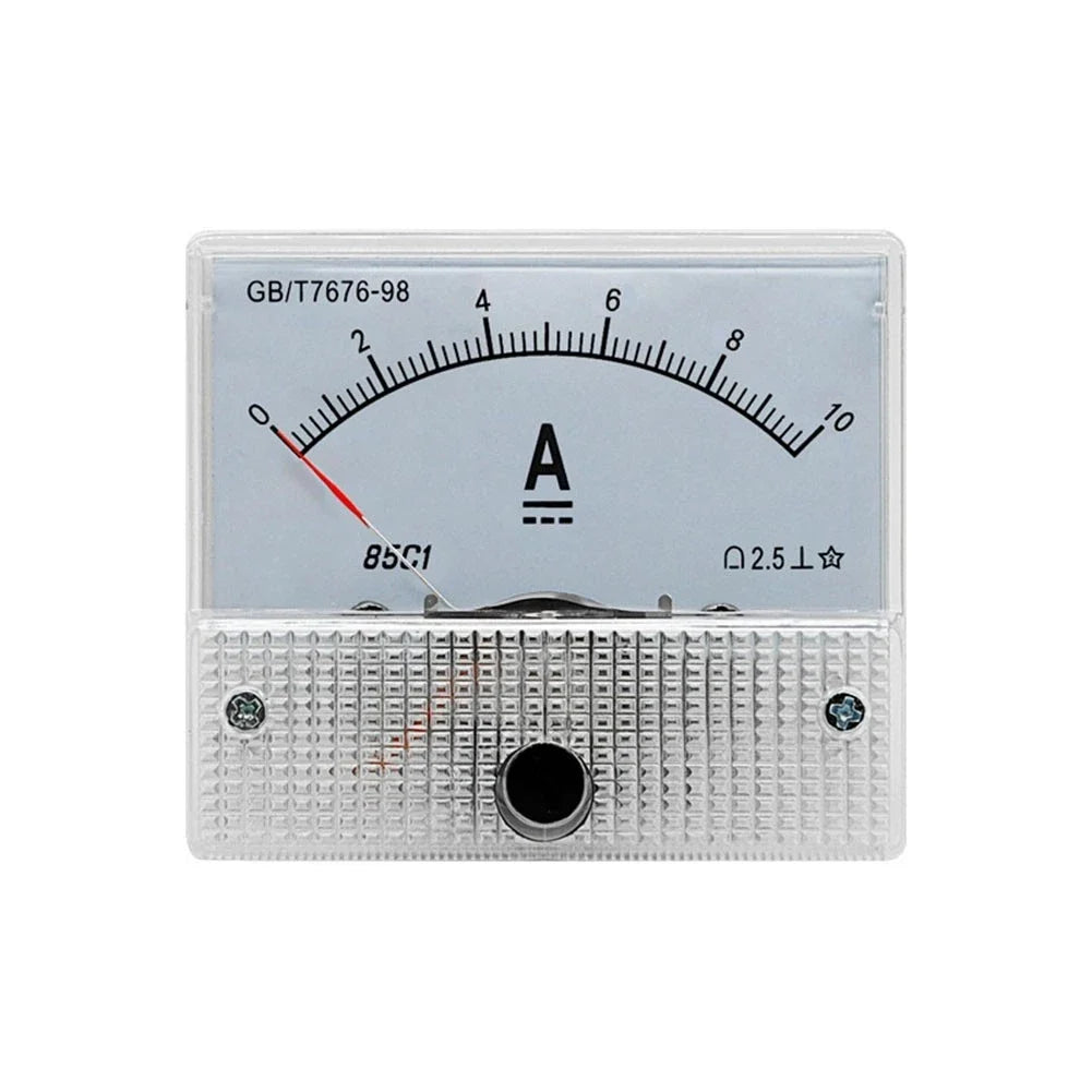 Ammeter Analog Panel Meter 10A for Electronic Equipment (85C1)