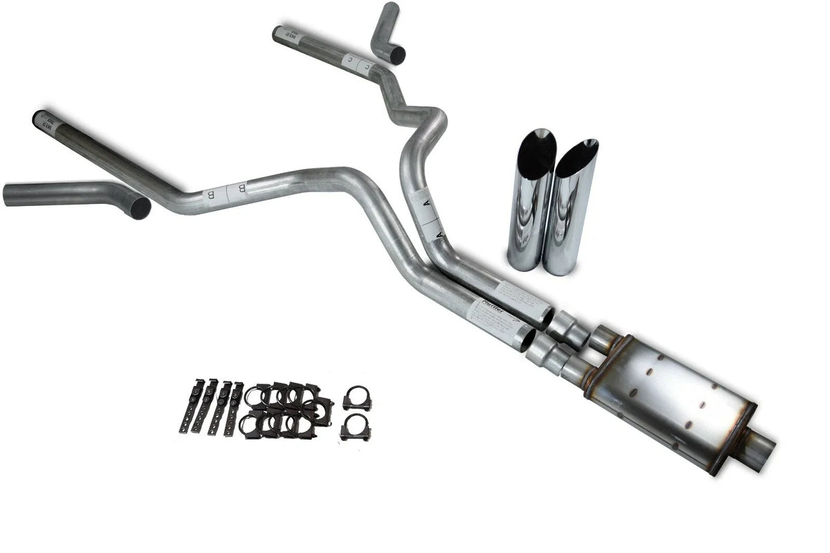 3" Dual Exhaust Kit for Dodge Ram 1500 (2009–2018) - Magnaflow XL Slash Tip