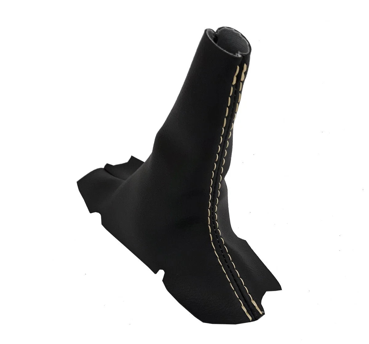 Leather Automatic Shift Boot for Chevrolet Colorado (2015–2022) Beige Stitch