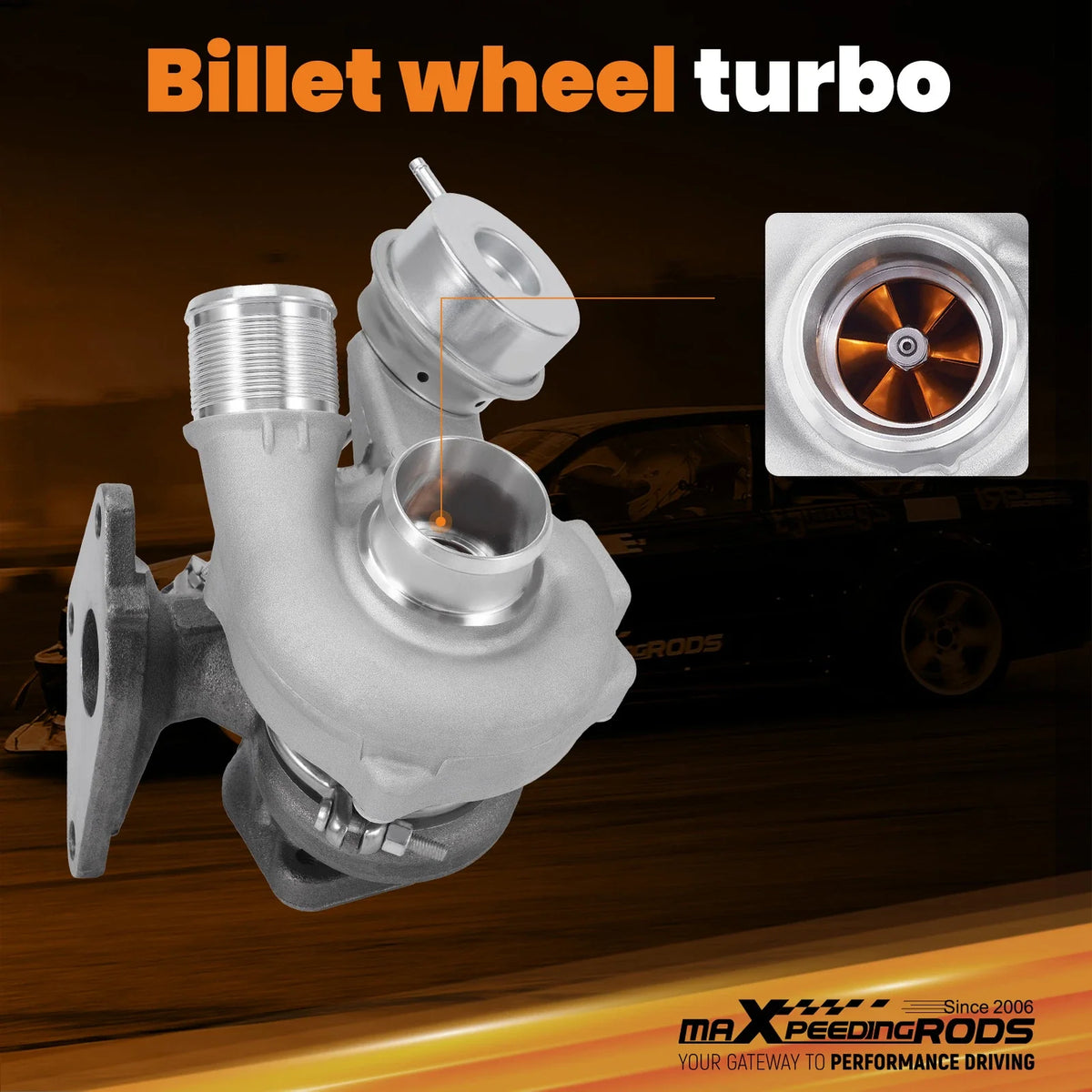 Billet Turbo for 2.7L V6 EcoBoost Ford F150 (2015-2017) FL3Z6K682A