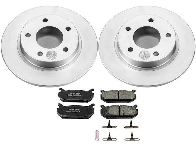 Rear Brake Pad and Rotor Kit for Mazda 626 (1993–1997) DV384BH