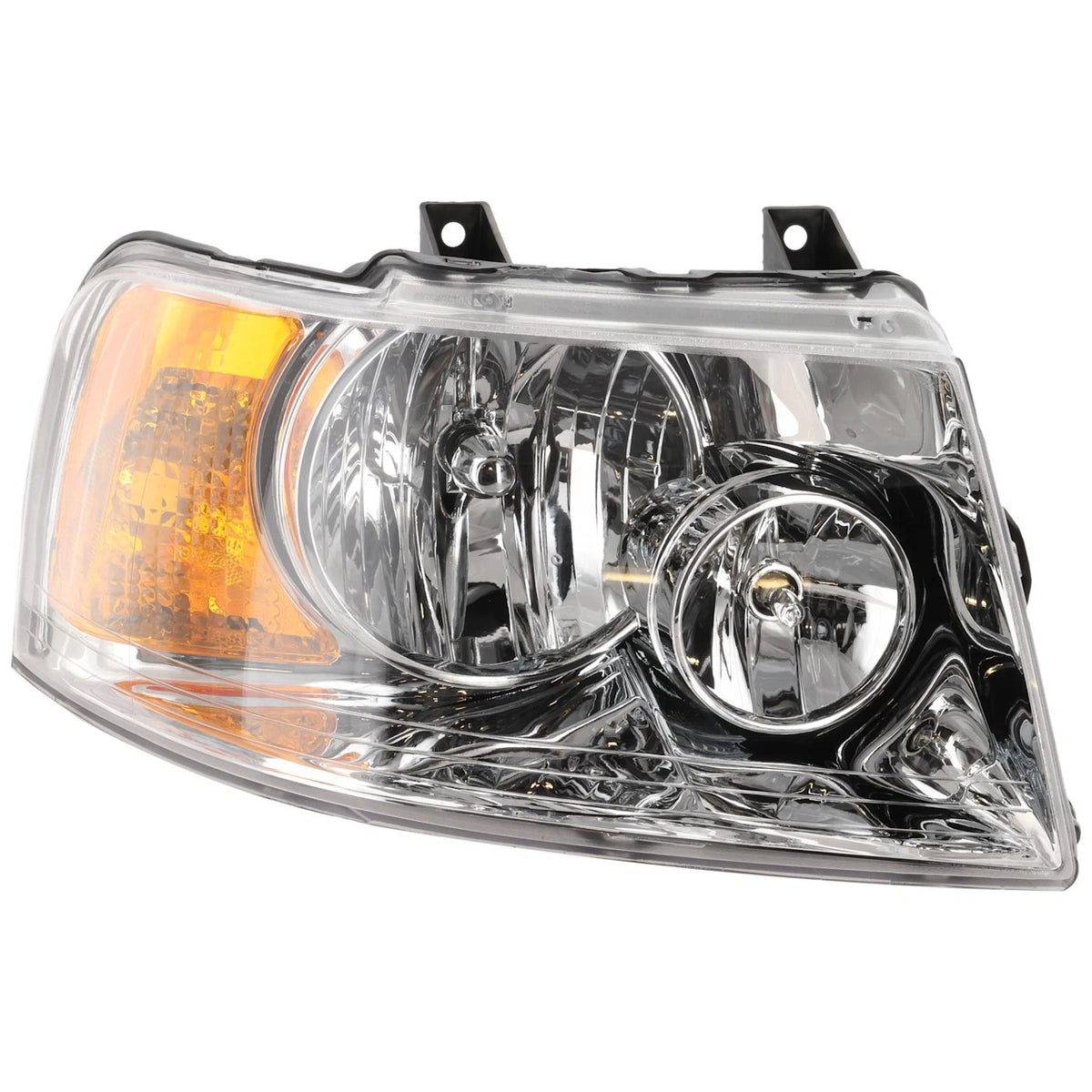Passenger Side Headlight for Ford Expedition (2003–2006) Halogen, Chrome