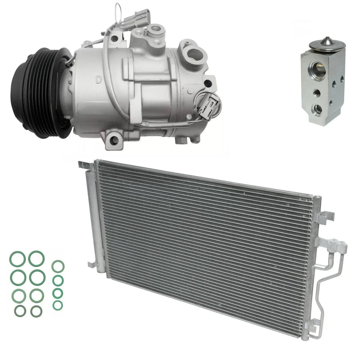 AC Compressor Kit With Condenser for Hyundai Tucson 2.0L (2015–2018)