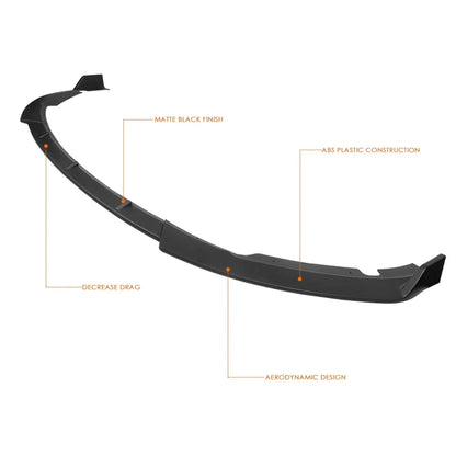 Body Kit Front Bumper Matte Black for Hyundai Sonata 2015-2017