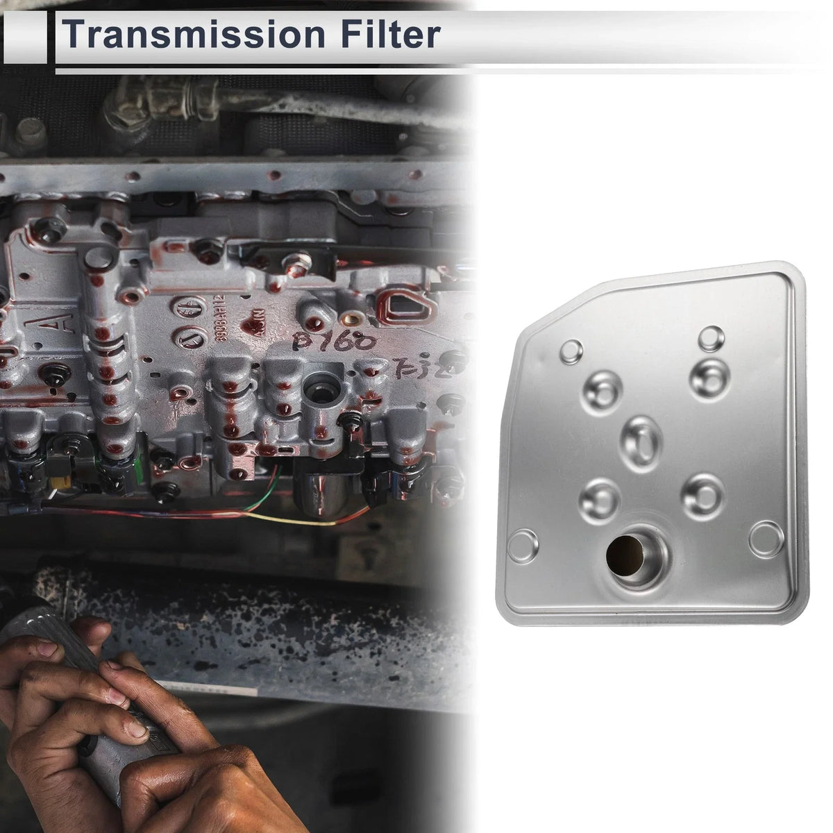 6R80 Transmission Filter No.FL3Z7A098A for Ford F-150 (2015–2020)