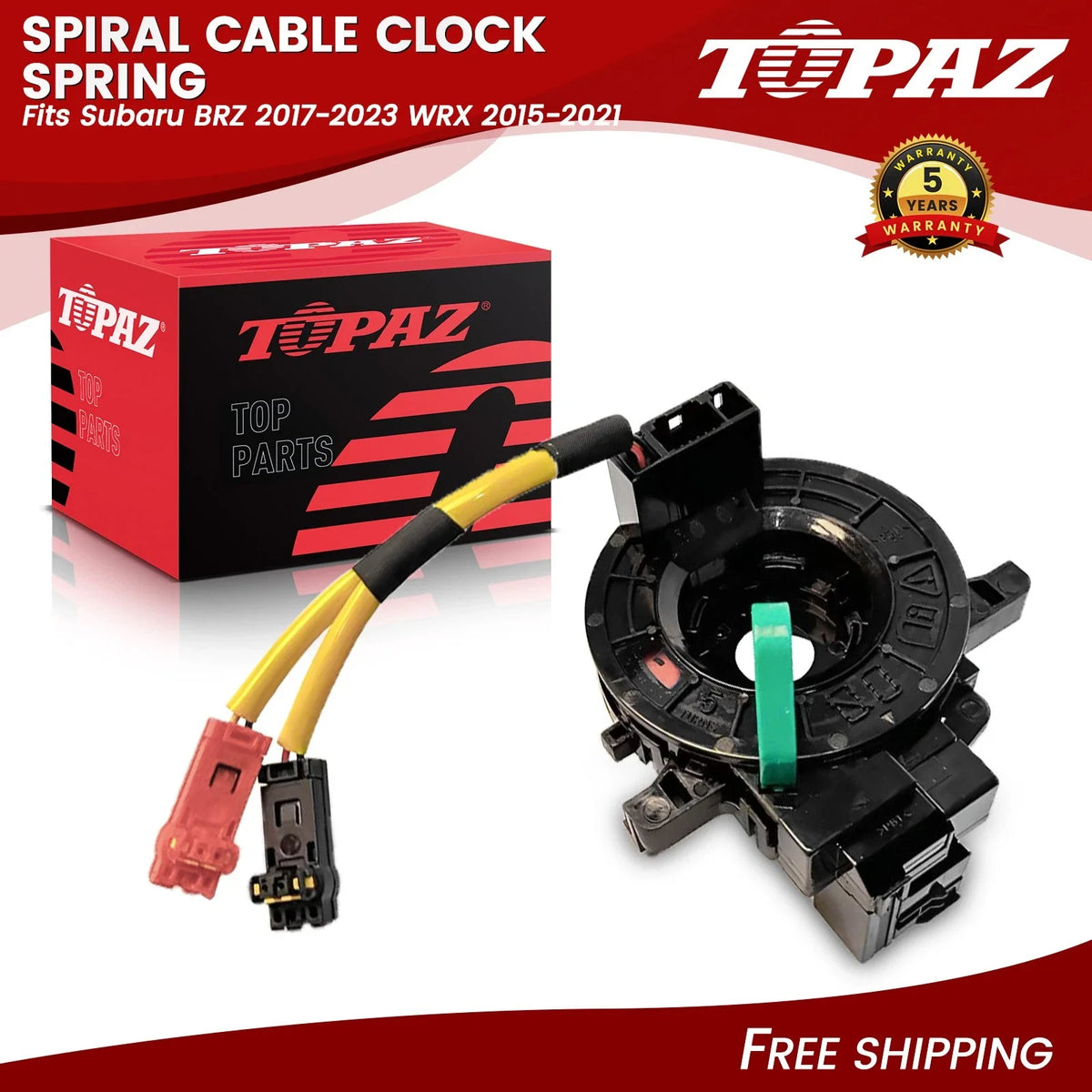 Spiral Cable Clock Spring for Subaru BRZ WRX (2015–2023)
