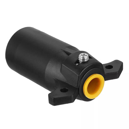 7 Way Round RV Trailer Light Connector Plug Replacement End Blade Pin