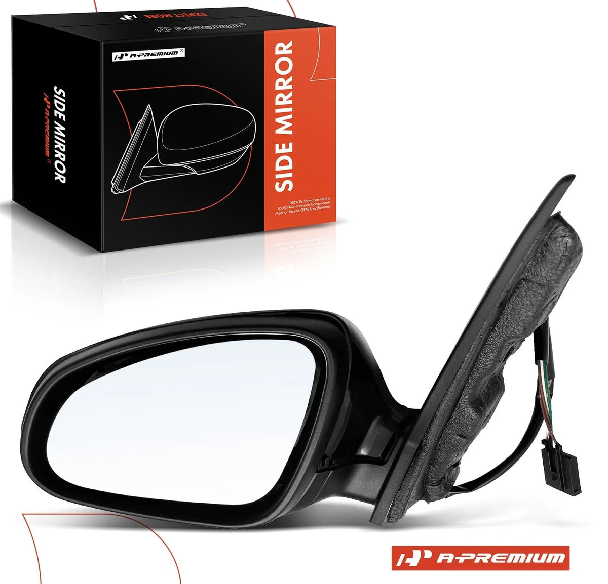 Driver Power Mirror for Buick Verano (2012–2017) - Heated, Manual Fold