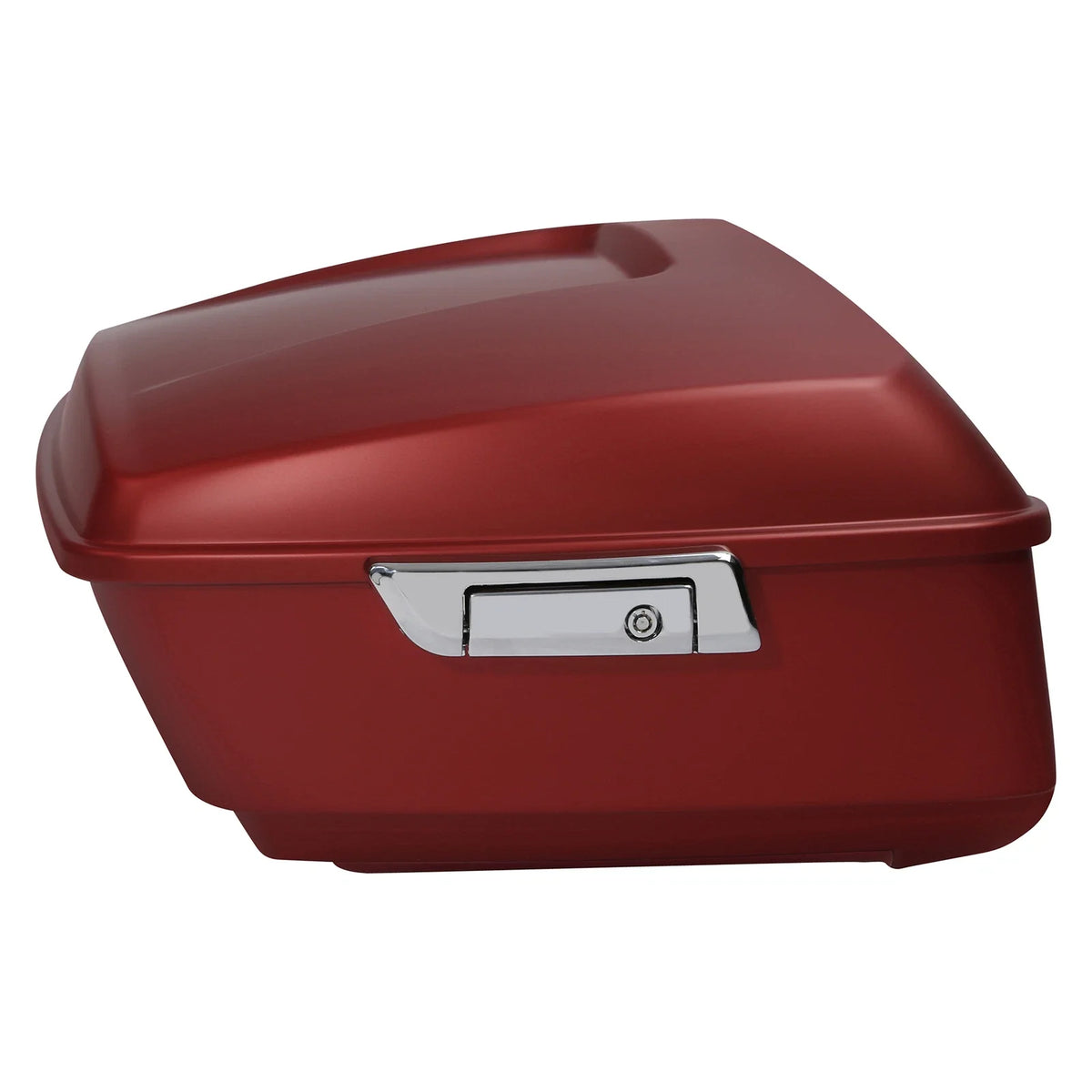 King Trunk for 2014-2024 Harley Touring Glide - Wicked Red Denim