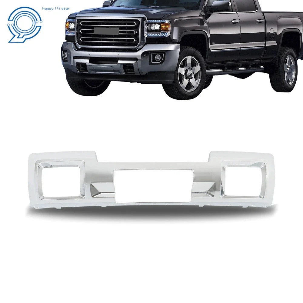 Chrome Front Bumper Skid Plate for GMC Sierra 2500HD 3500HD (2015–2019)