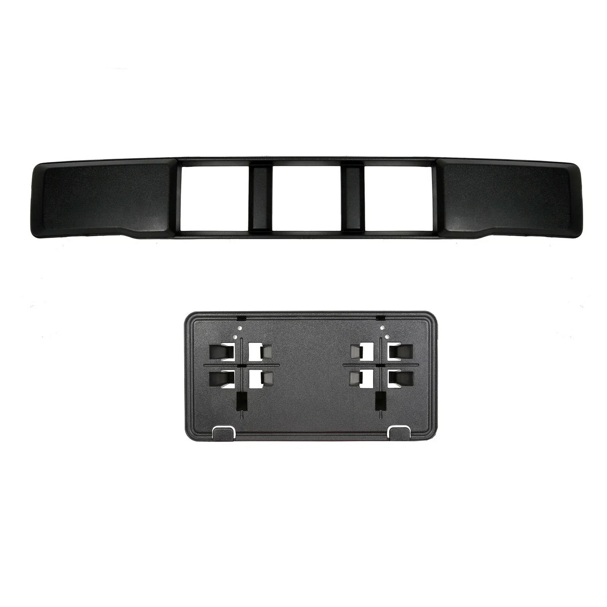 Lower Grille Trim Panel License Bracket for Ford F-150 Front Bumper 2015-2017