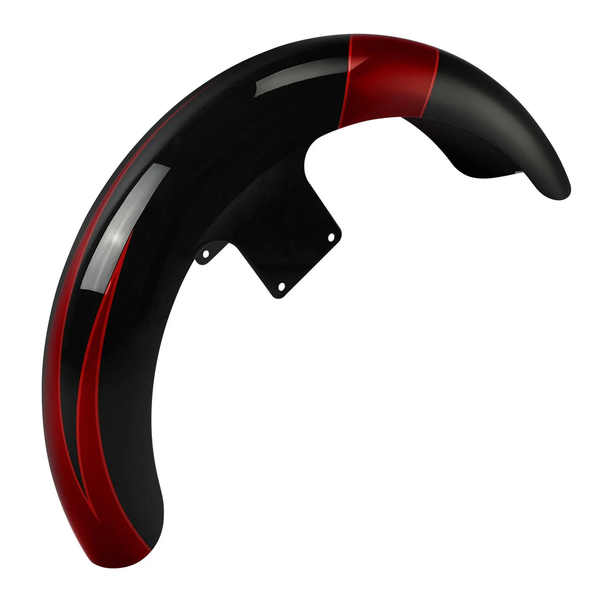 21" Front Fender for Harley Electra Glide (1997–2013) Starfire Black/Atomic Red