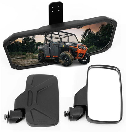 3-Piece Rearview Mirror Set for Polaris Ranger 1000 XP (2017-2024)