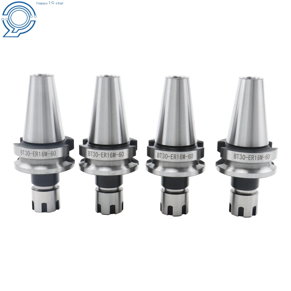 4-Pack BT30 ER16 Collet Chucks for Mini Tool (G2.5 20K RPM)