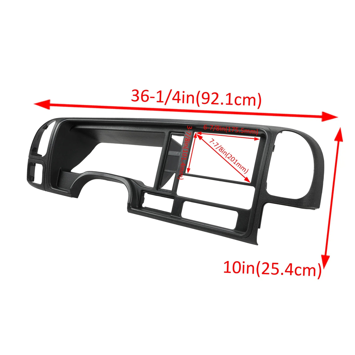 Double Din Wire Harness & Dash Kit Panel for GMC SUV Truck 1995-2002