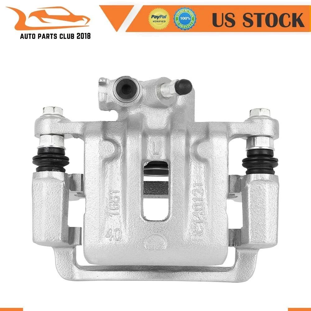 Left Disc Brake Caliper & Ceramic Pad for Rear Rotor Chevy Equinox 2010-2017