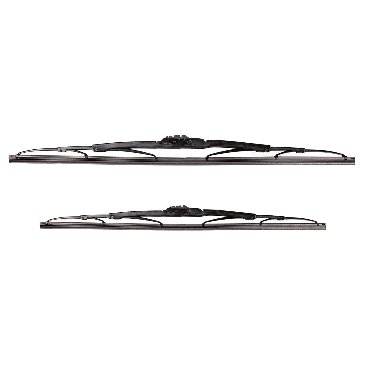 2X Valeo Traditional Titanium Front Windshield Wiper Blades for