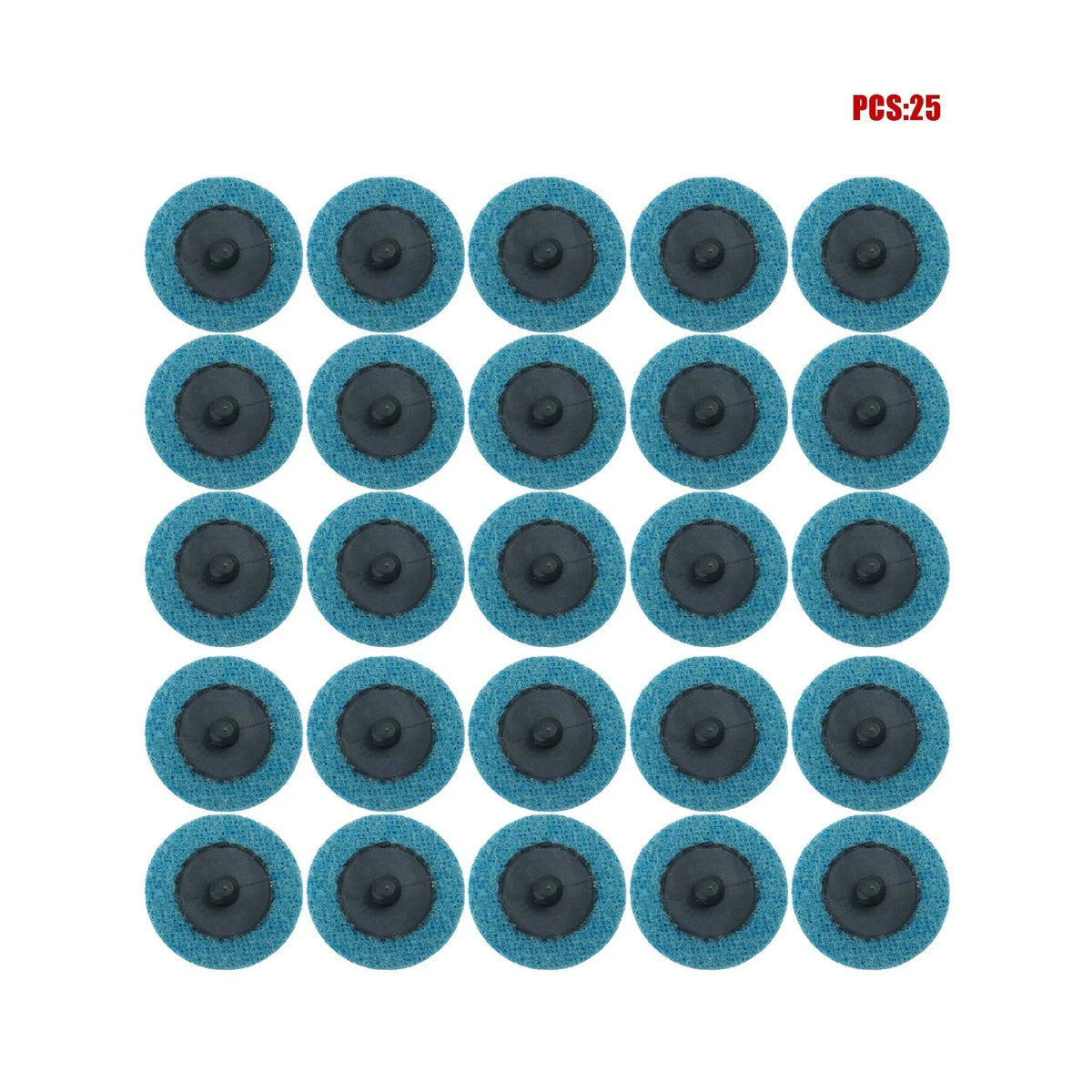 2 Inch Fine Prep Pad Surface Conditioning Discs - 25 Pack Quick Change
