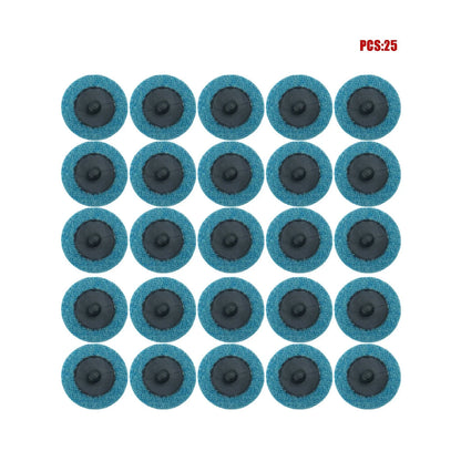 2 Inch Fine Prep Pad Surface Conditioning Discs - 25 Pack Quick Change