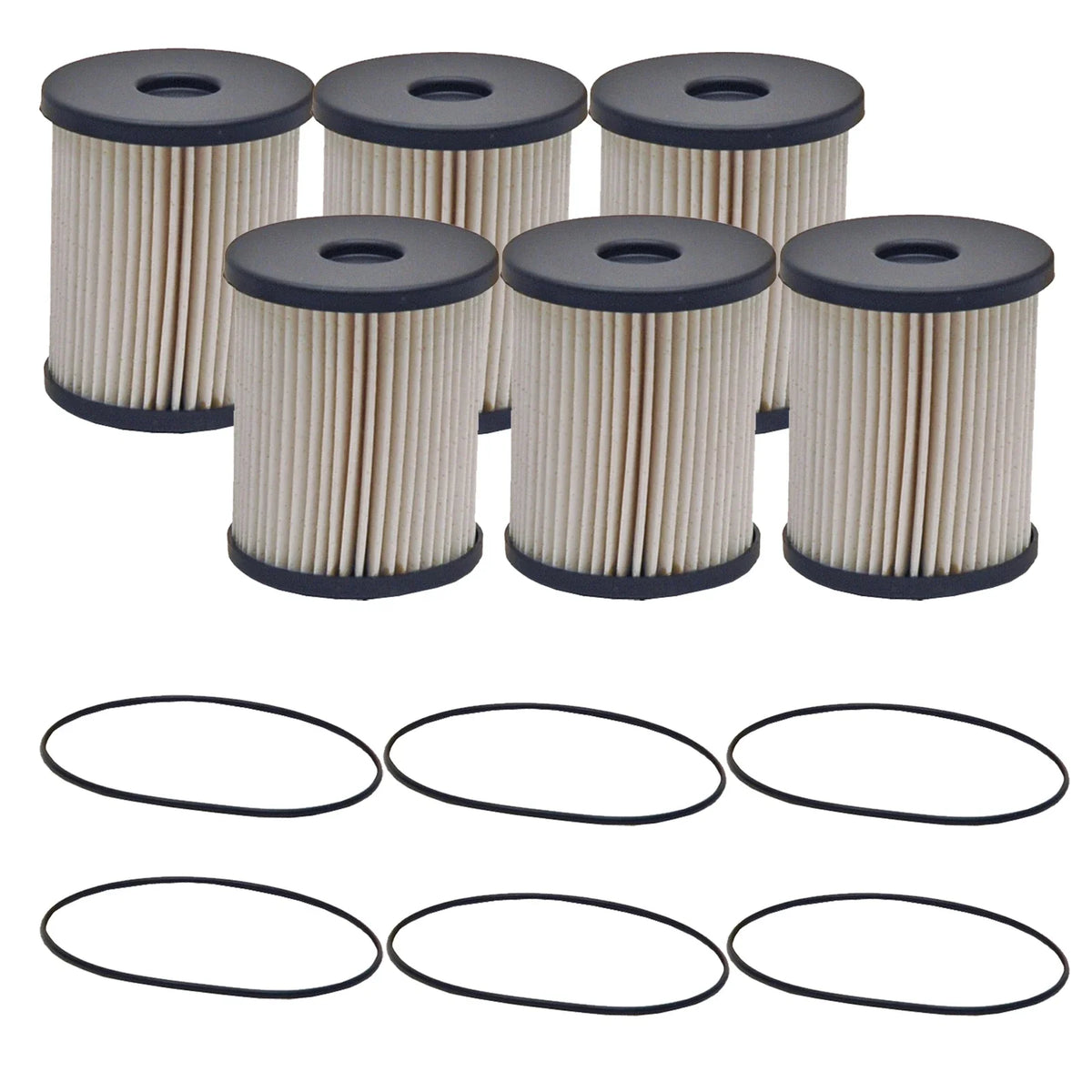 Set of 6 Engine Oil Filters for Dodge Ford Hino Peterbilt Thomas L6