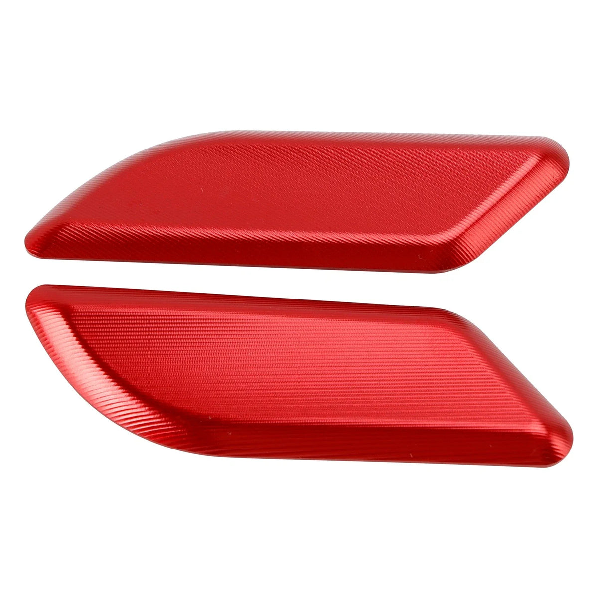 Mirror Block Off Plates - Red Billet for Ducati 959 1299 Panigale 2015-2019