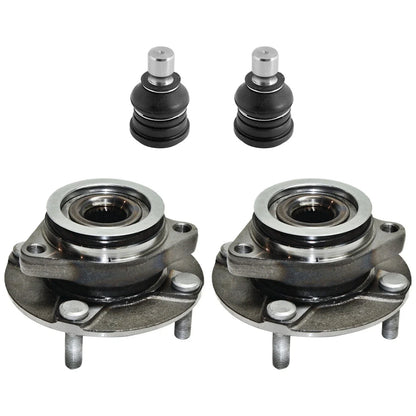 Wheel Hubs Set for Nissan Versa (2 Pieces)