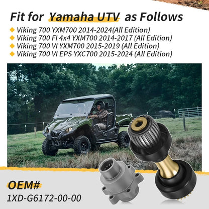 Shaft Drive & Differential Coupler for Yamaha Viking 700 YXM700 (2014–2024)