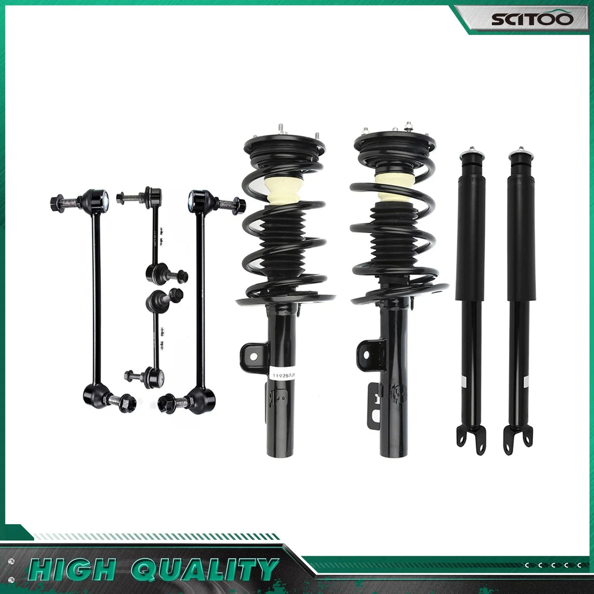 Shock Absorbers Rear & Front Strut Set for Ford Flex (2010-2012)
