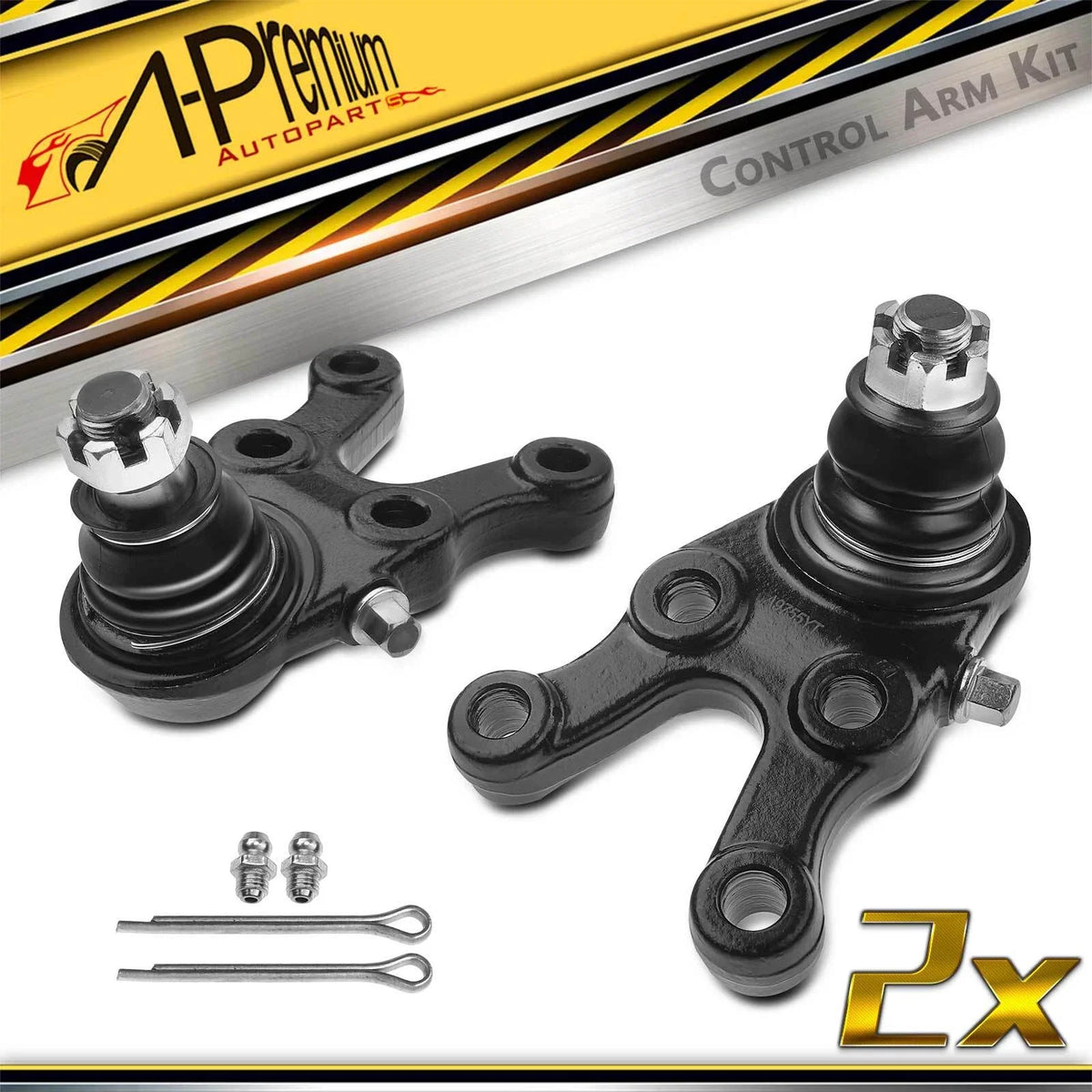 2X Front Lower Side Ball Joint for Mitsubishi Montero (1992–2006)