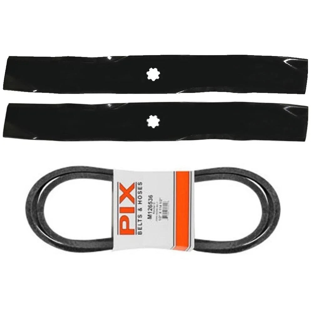 Deck Belt & Blade Kit for John Deere LT133 LT150 LT155 (38")