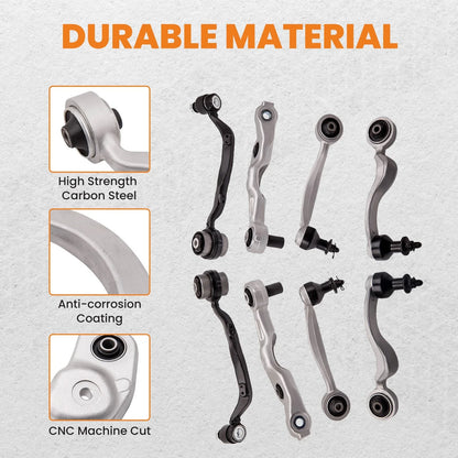 Control Arm Kit (8 Pcs) for Lexus LS460 RWD 2007-2008