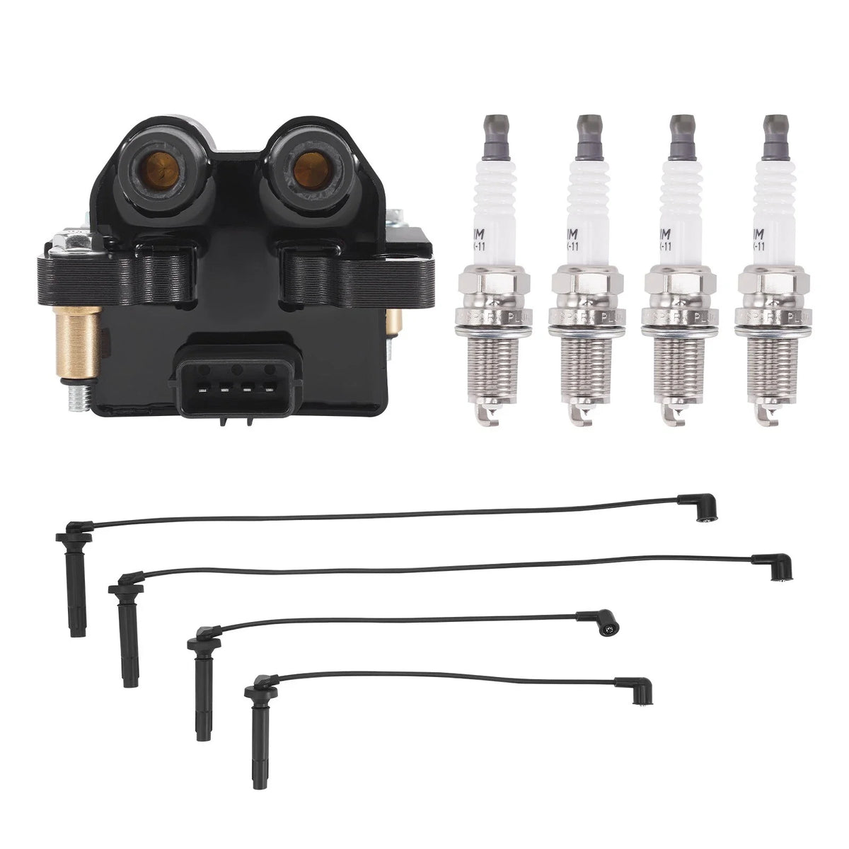 Ignition Coil with Spark Plugs & Wires for 2.5L Subaru Forester 2005-2008