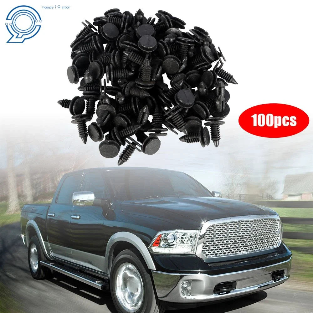 100Pcs Clip Fasteners for Chrysler Dodge Ram Pickup