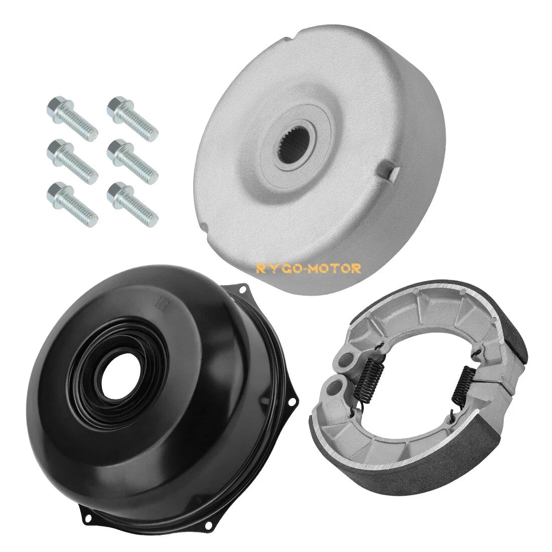 Rear Brake Shoes & Drum Assembly for Honda Rubicon 500 TRX500FA/FGA/FPA 01-14