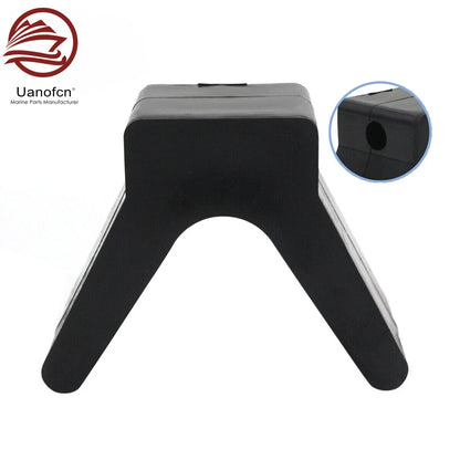 Non Marking Polyurethane V Bow Stop for 2 Inch Boat Trailer Mount
